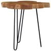vidaXL Couchtisch (60-70)&times;45 cm Teak
