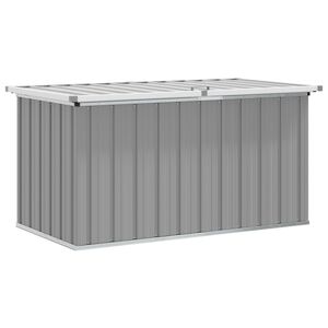 vidaXL Gartenbox Grau 129x67x65 cm