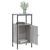 vidaXL Nachttisch Grau Sonoma-Eiche 41x31x80 cm Holzwerkstoff