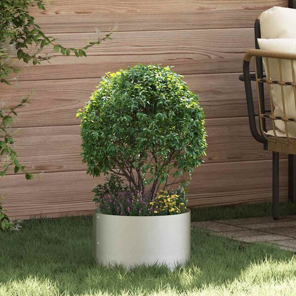 vidaXL Pflanzenring 5 pcs Silber 30 x 30 x 20 cm Edelstahl