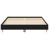 vidaXL Bettrahmen Schwarz Eichen-Optik 203 x 143 x 25 cm Holzwerkstoff