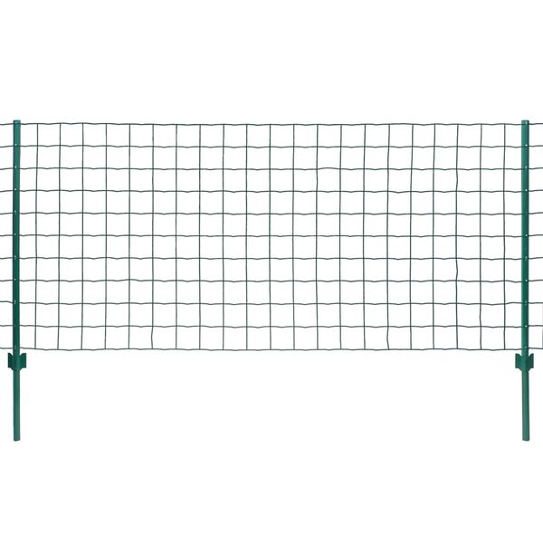 vidaXL Metallzaun Stahl 20 x 1,2 m Gr&uuml;n