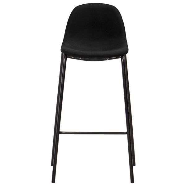 vidaXL 5-tlg. Bar-Set Stoff Schwarz