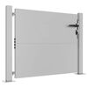 vidaXL Gartentor Schwarz 100 x 125 cm Pulverbeschichteter Stahl