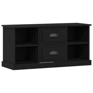 vidaXL TV-Schr&auml;nk 99,5 x 35,5 x 48 cm Schwarz Eichen-Optik