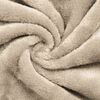 vidaXL Decken-Hoodie Beige S Flanell