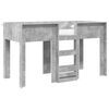 vidaXL Etagenbett f&uuml;r Kinder Beton Grau 75 x 190 cm Holzwerkstoff