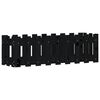 vidaXL Hochbeet Latten-Design Schwarz 100x30x30 cm Massivholz Kiefer