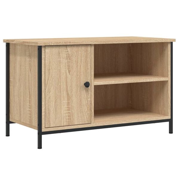 vidaXL TV-Schrank Sonoma-Eiche 80x40x50 cm Holzwerkstoff