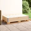 vidaXL Paletten-Aufsatzrahmen 80&times;120 cm Kiefern-Massivholz