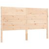vidaXL Massivholzbett mit Kopfteil 160x200 cm