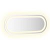 vidaXL LED-Badspiegel 50x20 cm Oval