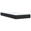 vidaXL Boxspringbett mit Matratze Schwarz 100x200 cm Samt