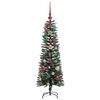 vidaXL K&uuml;nstlicher Weihnachtsbaum mit 150 LEDs mit St&auml;nder Gr&uuml;n 120 cm
