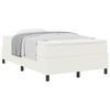 vidaXL Boxspringbett Creme und Wei&szlig; 120 x 190 cm Cordstoff