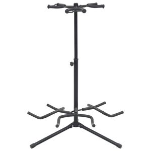 vidaXL Gitarrenst&auml;nder Schwarz Stahl
