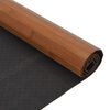 vidaXL Teppich Rechteckig Braun 70x500 cm Bambus