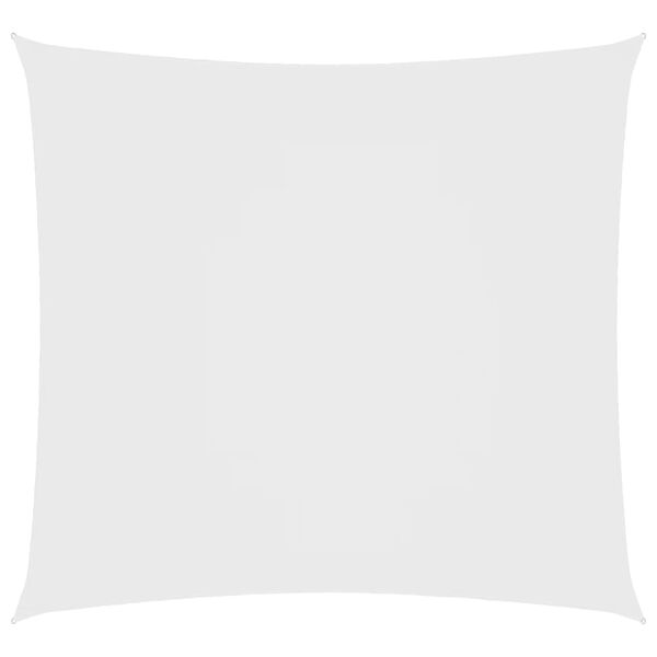vidaXL Sonnensegel Oxford-Gewebe Quadratisch 2x2 m Wei&szlig;
