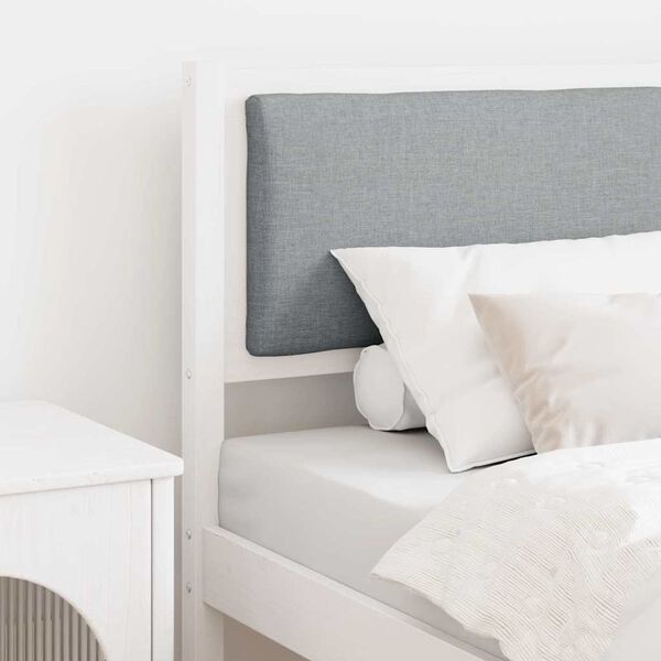 vidaXL Kopfteil Sonstiges Wei&szlig; 80 cm Massivholz Kiefer