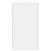 vidaXL Sideboard mit LED-Leuchten Wei&szlig; 142,5x37x67 cm