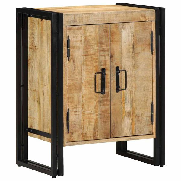 vidaXL Schuhschrank mit Regal Braun 56 x 35 x 70 cm Massivholz Mango