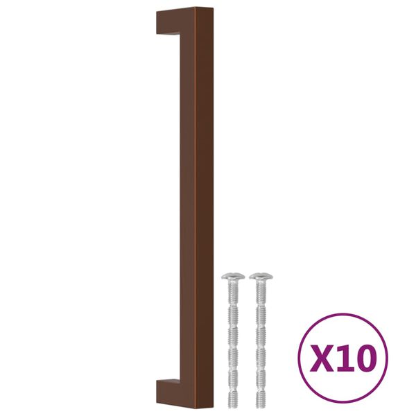 vidaXL M&ouml;belgriffe 10 Stk. Bronzen 192 mm Edelstahl