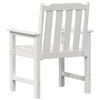 vidaXL Gartenstuhl 6 pcs Wei&szlig; 65,5 x 59 x 88 cm Polyethylen