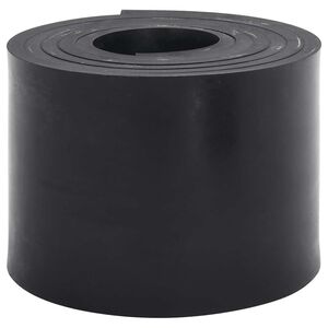 vidaXL Gummileiste f&uuml;r Schneepflug Schwarz 300x15x1 cm