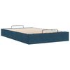 vidaXL Ottoman-Bett ohne Matratze Dunkelblau 120x200 cm Samt