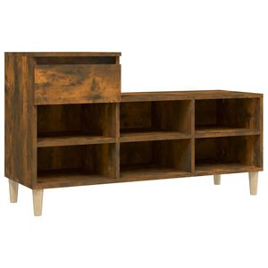 vidaXL Schuhregal R&auml;uchereiche 102x36x60 cm Holzwerkstoff