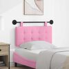 vidaXL H&auml;ngevorderseite Wandmontiert Rosa 100 x 55 x 5 cm Stoff