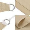 vidaXL Sonnensegel Oxford-Gewebe Dreieckig 5x5x6 m Beige