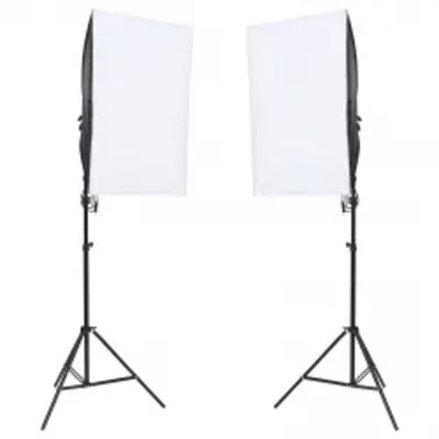 vidaXL Fotostudio-Set mit Beleuchtung und Hintergrund