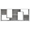 vidaXL B&uuml;cherregal Grau Sonoma 67x24x161 cm Holzwerkstoff