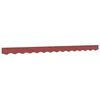 vidaXL Markisenvolant Burgunderrot 350 cm