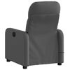 vidaXL Massage-Relaxsessel, Stoff, Dunkelgrau