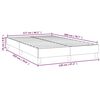 vidaXL Boxspringbettgestell Creme 120x200 cm Stoff