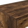 vidaXL Bett-Schreibtisch Ger&auml;ucherte Eiche 100 x 45 x 75 cm
