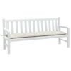 vidaXL Gartenbank-Auflage Melange Creme 180x50x7 cm Stoff
