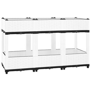 vidaXL Hochbeet 120x40x71 cm Polypropylen
