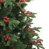 vidaXL K&uuml;nstlicher Weihnachtsbaum mit 300 LEDs mit St&auml;nder Gr&uuml;n 240 cm
