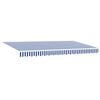 vidaXL Ausziehbare Markise Blau 350 x 200 cm Stoff
