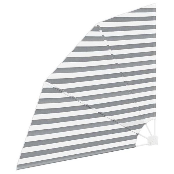 vidaXL Balkon Sichtschutz Anthrazit und Wei&szlig; 140 x 140 cm Polyester