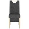 vidaXL Esszimmerst&uuml;hle 2 Stk. Grau Wildleder-Optik