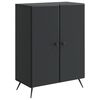 vidaXL Sideboard Schwarz 66 x 34,5 x 90 cm Holzwerkstoff