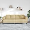 vidaXL Sofa mit Kissen Grau-Gr&uuml;n 250 x 188 x 76 cm Cordstoff