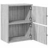 vidaXL B&uuml;cherregal Grau Sonoma 40x24x52 cm Holzwerkstoff
