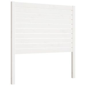 vidaXL Kopfteil Wei&szlig; 81x4x100 cm Massivholz Kiefer