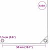 vidaXL Plane 650g / m&sup2; Beige 5 x 6 m Canvas mit PVC-Beschichtung