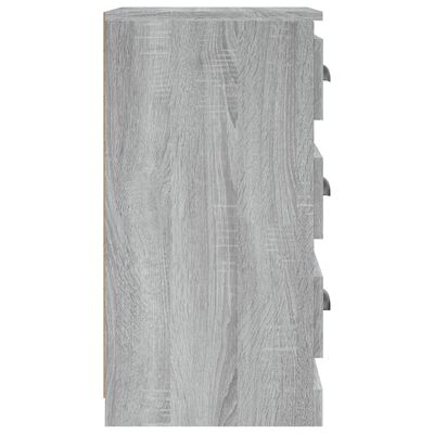 vidaXL Sideboard Grau Sonoma 36x35,5x67,5 cm Holzwerkstoff